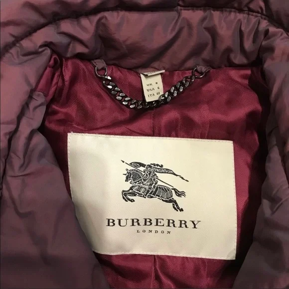 BurberrySki belted Parka size 6
